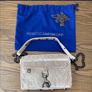 Rebecca Minkoff Crushed Velvet Crossbody Bag NWOT
